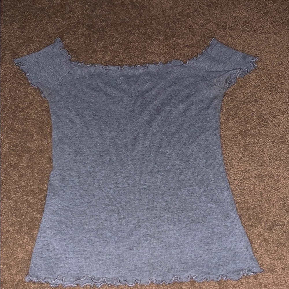 Off the shoulder shirt